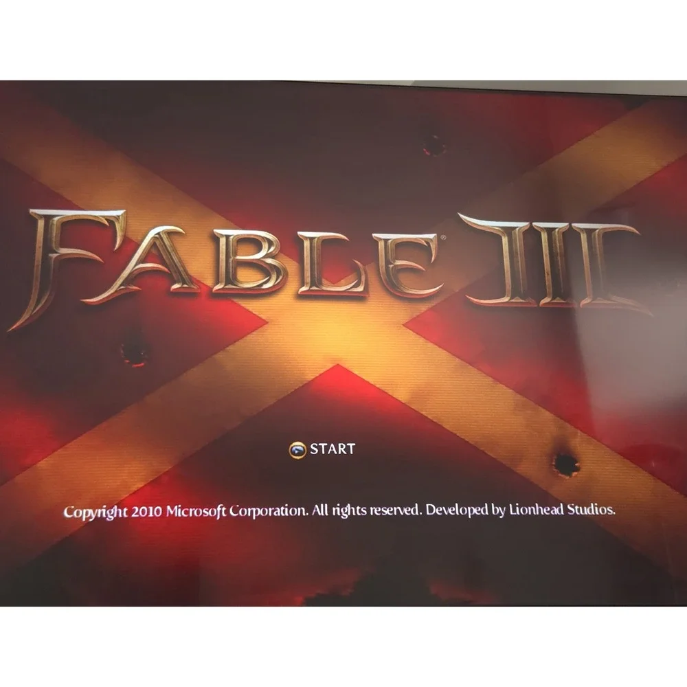 Fable III 3 - Xbox 360 - CIB w/ Manual and Insert - Not For Resale NFR